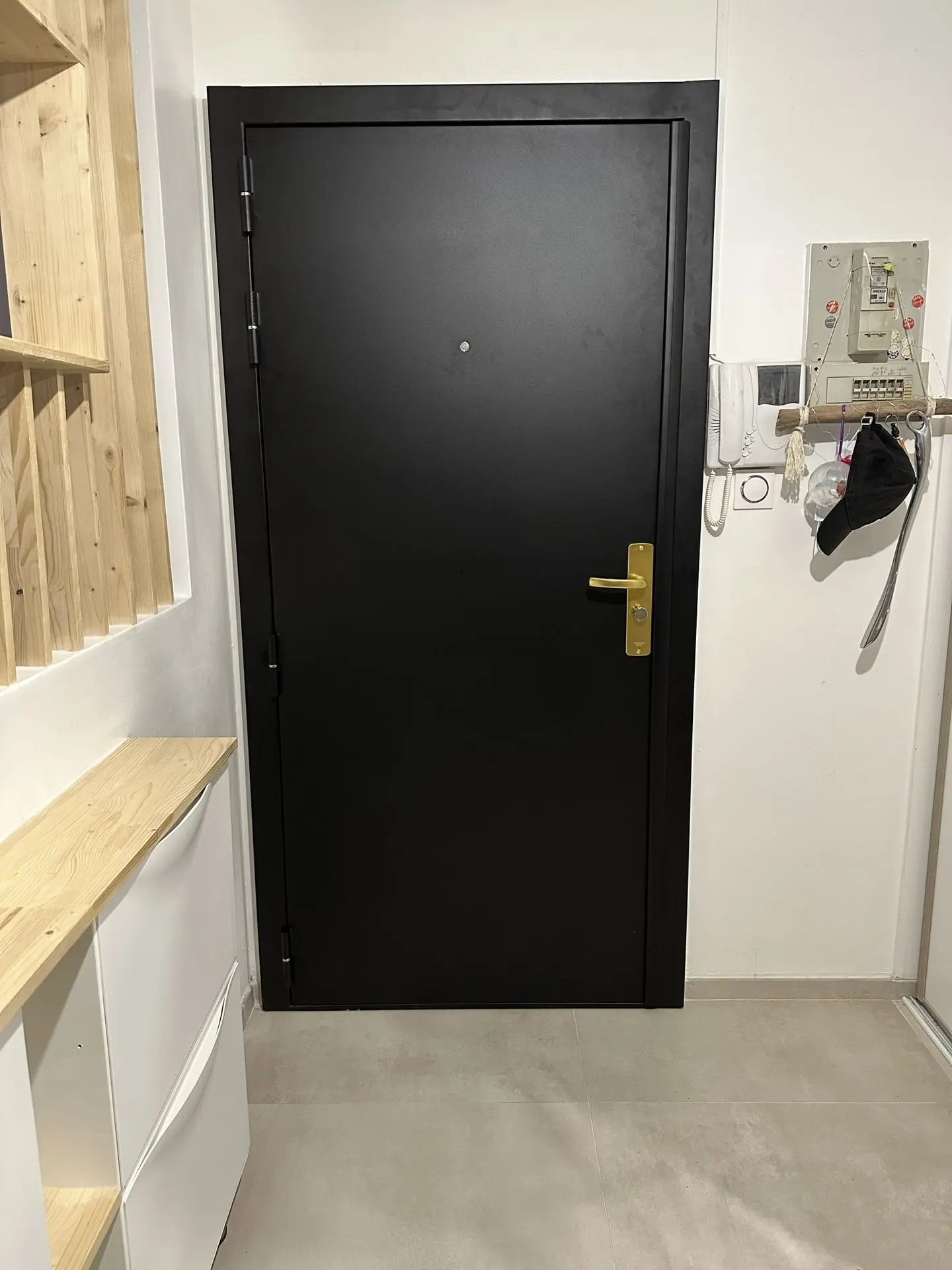 Porte blindée sécurité renforcé aluminium acier finition blindage